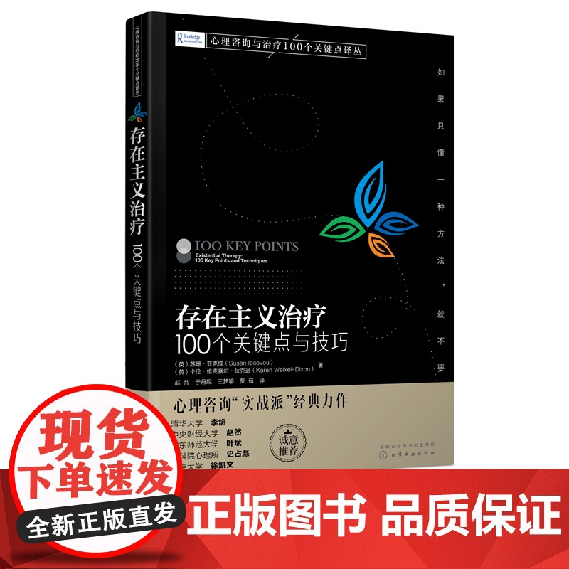 心理咨询与治疗100个关键点译丛 存在主义治疗100个关键点与技巧 心理治疗技巧 心理咨询实战派经典力作 心理咨询师的案高清大图