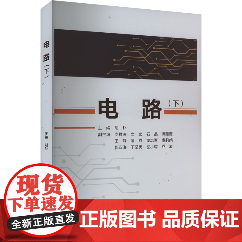 电路(下) 胡钋,专祥涛 等 编 大学教材大中专 正版图书籍 武汉大学出版社