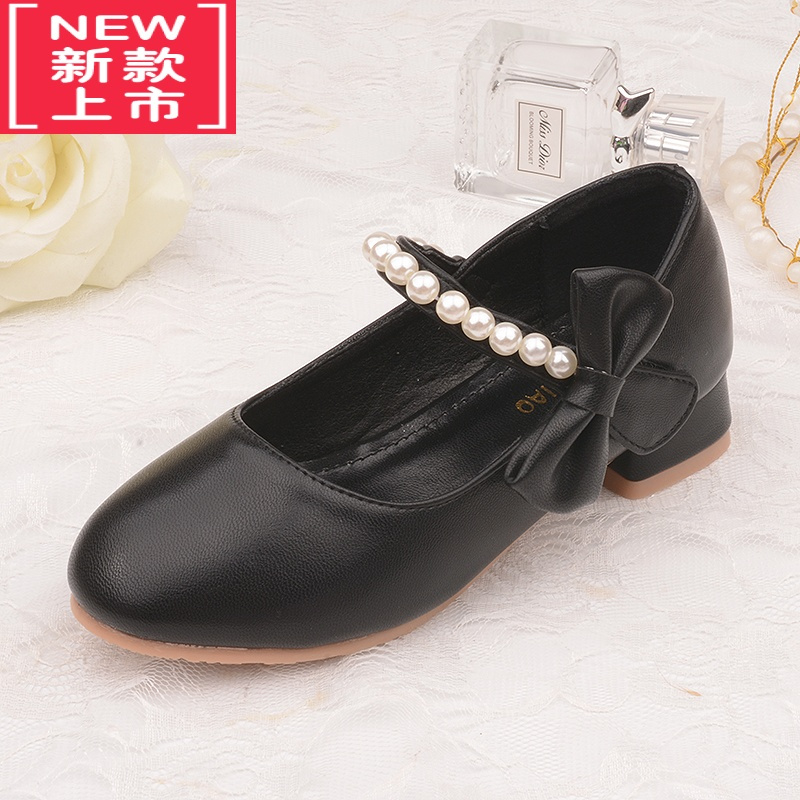 可莉允公主鞋女童春秋包头宝宝小皮鞋软儿童朗诵比赛小学生合唱演出鞋子运动休闲鞋