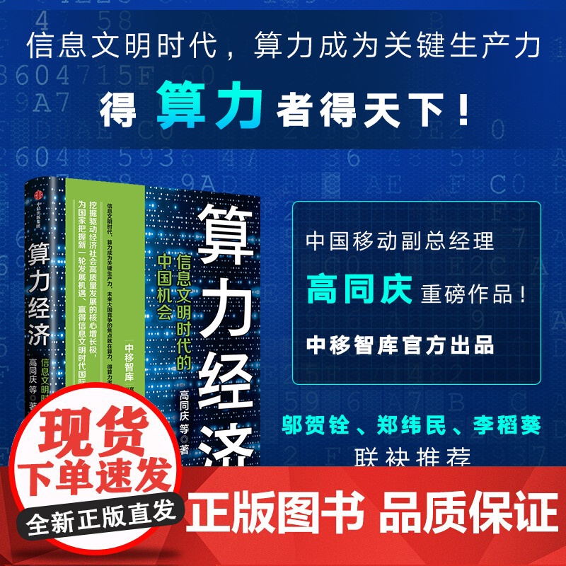 算力经济 信息文明时代的中国机会 高同庆等著 中移智库出品 邬贺铨 郑纬民 李稻葵 中信出版社高清大图