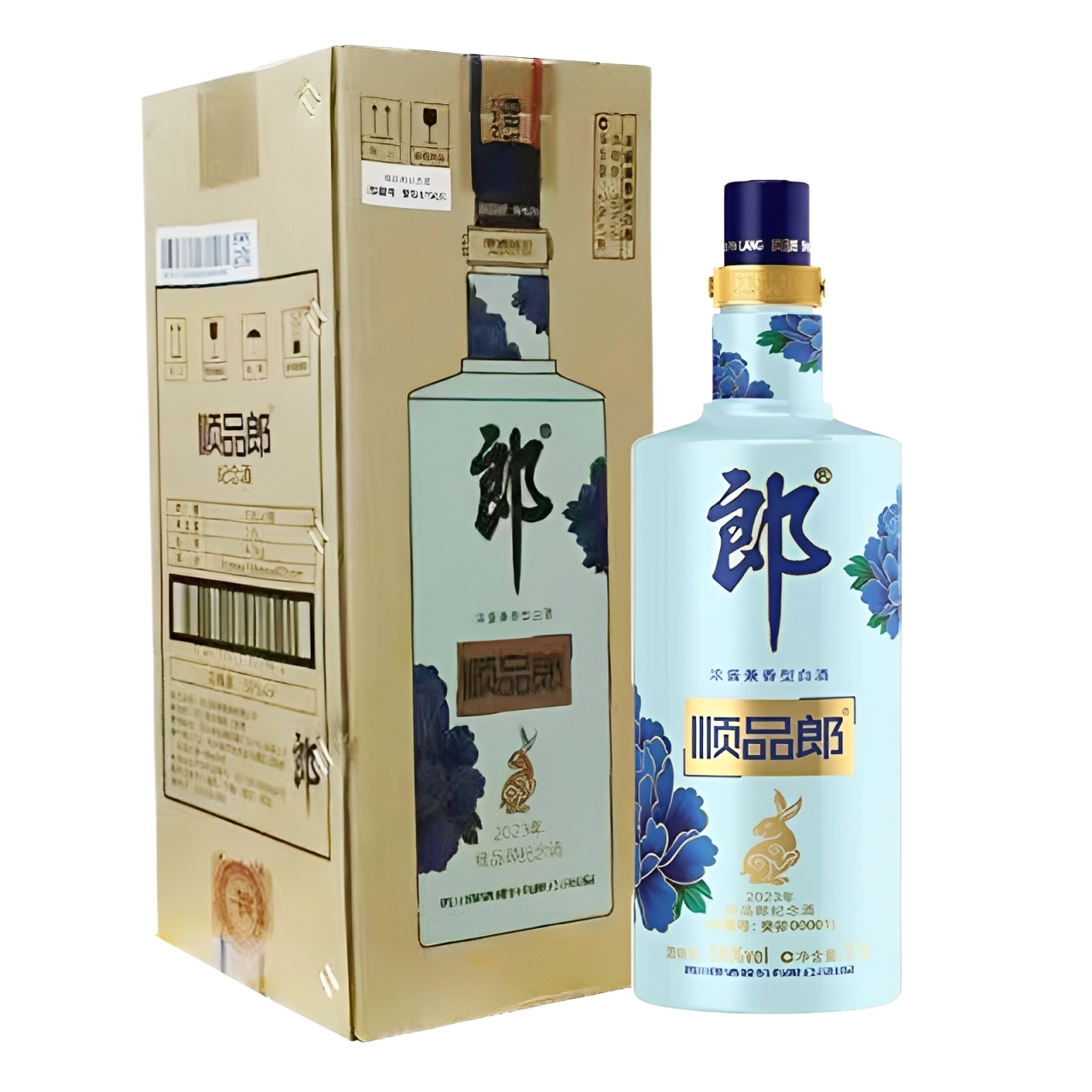 郎酒 顺品郎2023癸卯兔年纪念酒50度2.8L*1瓶浓酱兼香型白酒高清大图