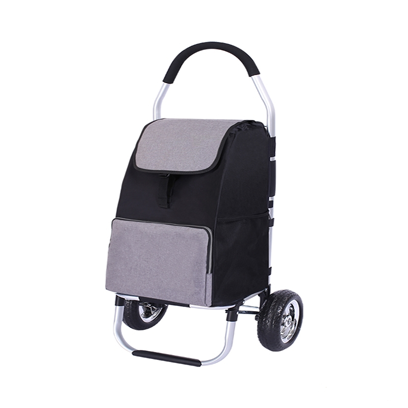 购物车邦可臣折叠便携轻便手拉车拖车铝合金拉杆家用买菜小拉车