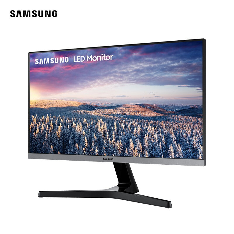 三星(SAMSUNG) S24R350FHC 23.8英寸显示器 IPS屏 75Hz刷新率 三边微窄边框 HDMI接口 电脑液晶显示屏幕