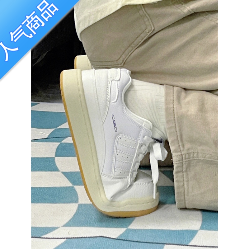 SUNTEK港风休闲板鞋女鞋ins超火小众百搭小白鞋2023春季新款情侣运动鞋高清大图