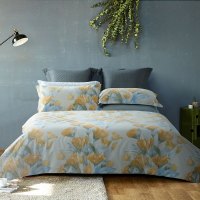 水星家纺 磨毛印花四件套 DH朵蔓 适用1.5米床,建议搭配200*230cm被芯