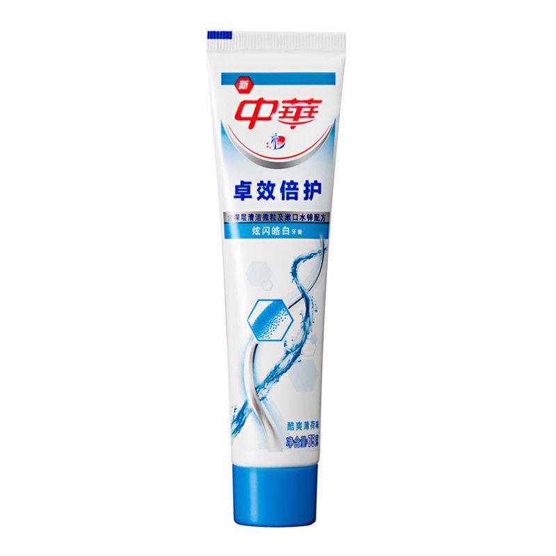 中华卓效倍护牙釉健护牙膏180g*2+炫闪皓白牙膏75g
