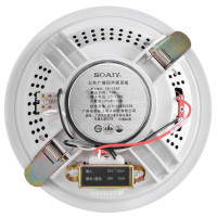 索爱 吸顶喇叭音响套装 音箱蓝牙功放机天花吊顶音响家庭广播定压背景音乐嵌入式5/6英寸店铺餐厅影响 功放+6个6.5寸