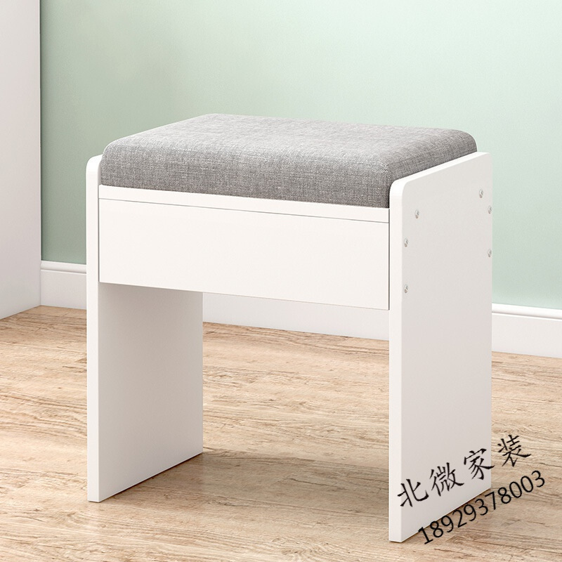 化妆凳 简约现代 人造板卧室家具 梳妆台化妆 凳子梳妆凳椅子公主红ins化妆凳 欧式椅子