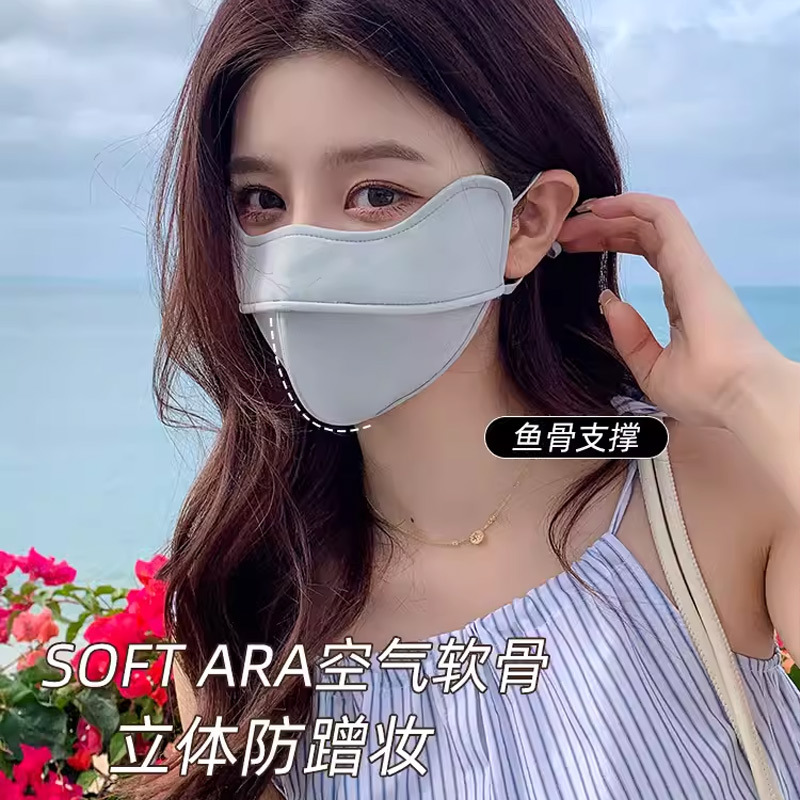Bonnie&Toni护眼角防晒口罩女夏季高颜值遮阳面罩防紫外线新款开车骑行冰丝
