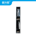 御升阳 更衣柜/带锁储物柜鞋柜宿舍衣柜灰白套色 单二门 317×500×1800mm 台