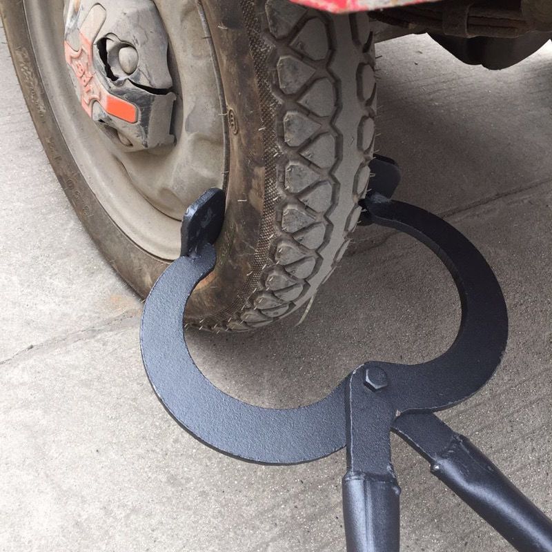 电动车摩托三轮车手动扒胎器真空轮胎扒轮胎钳夹子扒胎修车工具小号