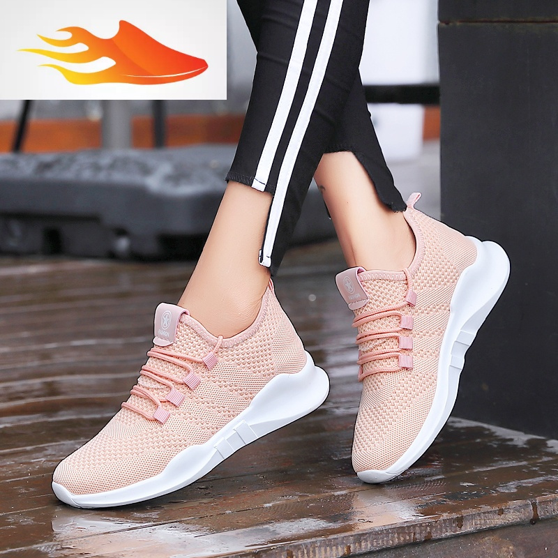 fishbasket春季新款显瘦小白鞋女鞋女装运动鞋休闲跑步鞋学生小黑鞋