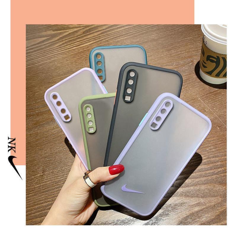 华为p30手机壳p30pro撞色肤感p20p40磨砂硅胶全包防摔男女潮款薄透明
