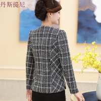 妈妈春秋装夹克外套女40-50岁2018新款中老年女装风衣短款上衣薄