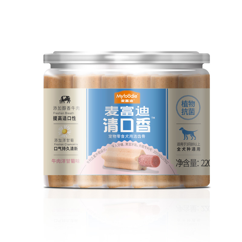 麦富迪 狗咬胶 真清新牛肉洋甘菊220G