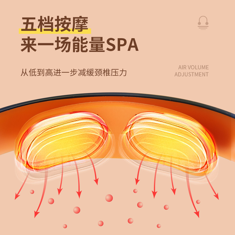 德国蓝宝挂脖风扇USB充电便携式迷你小风扇无叶懒人风扇usb风扇小型随身带脉冲式颈部按摩静音小电扇
