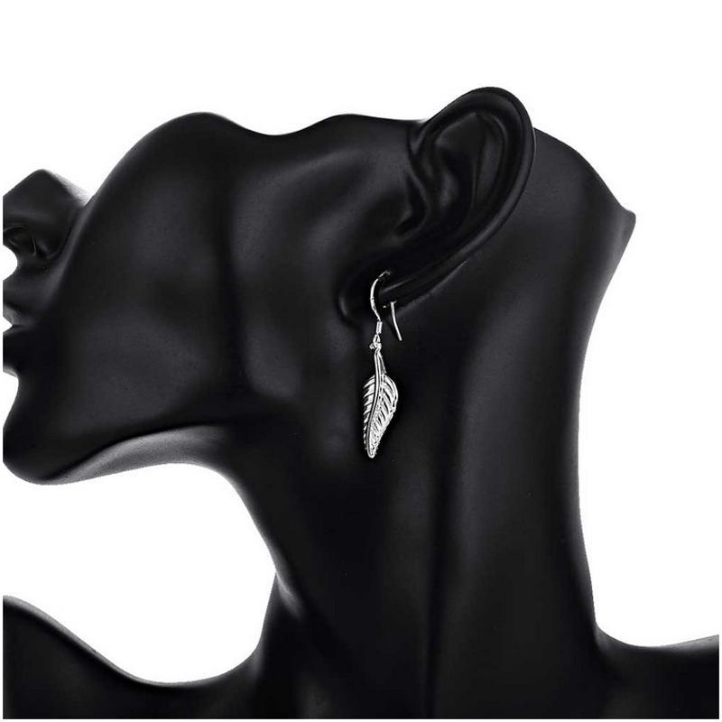 E038 Women silver plated earring 镀925纯银日韩时尚创意耳环