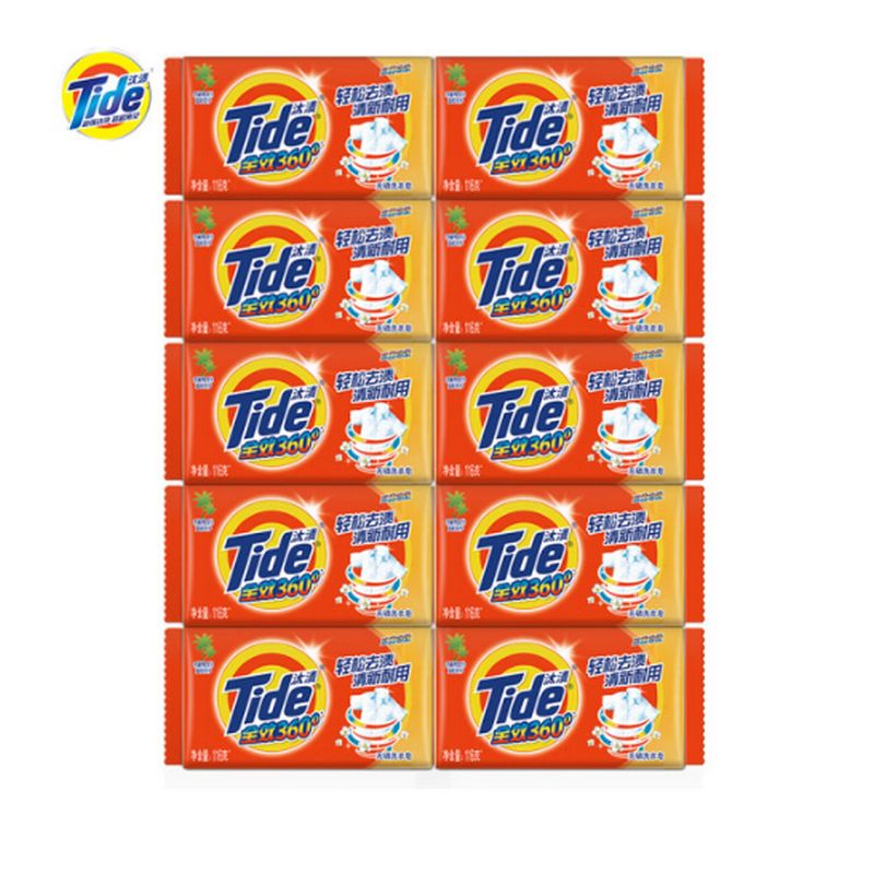 汰渍(Tide) 洗衣皂 116g*10块装自然清新 单位:套高清大图