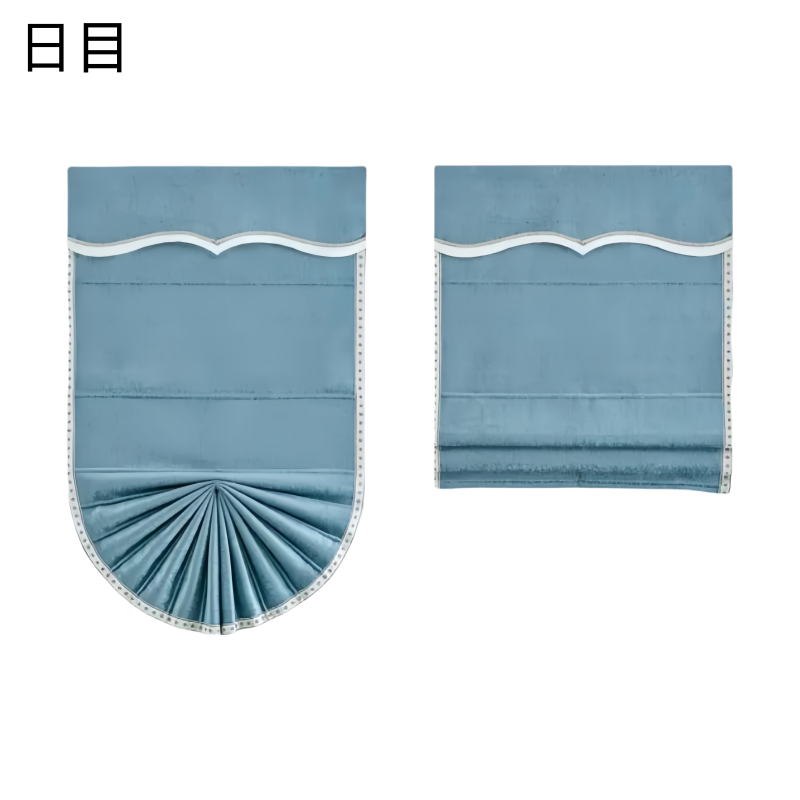 日目 雪尼尔遮光罗马帘 GRY-HY03/平方米高清大图