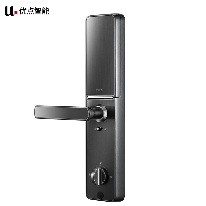 优点智能 C1 指纹锁智能锁 密码锁家用防盗门锁磁卡锁手机App远程 特殊锁体 霸王锁体(网络版)