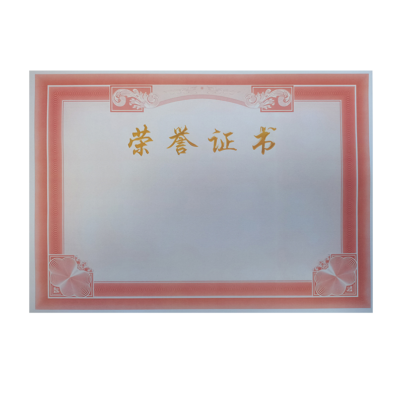 证书标识 210*297mm