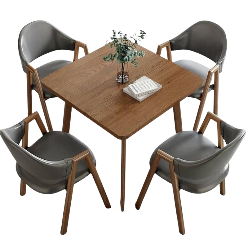 鑫龙都休闲桌椅一桌四椅70cm高清大图