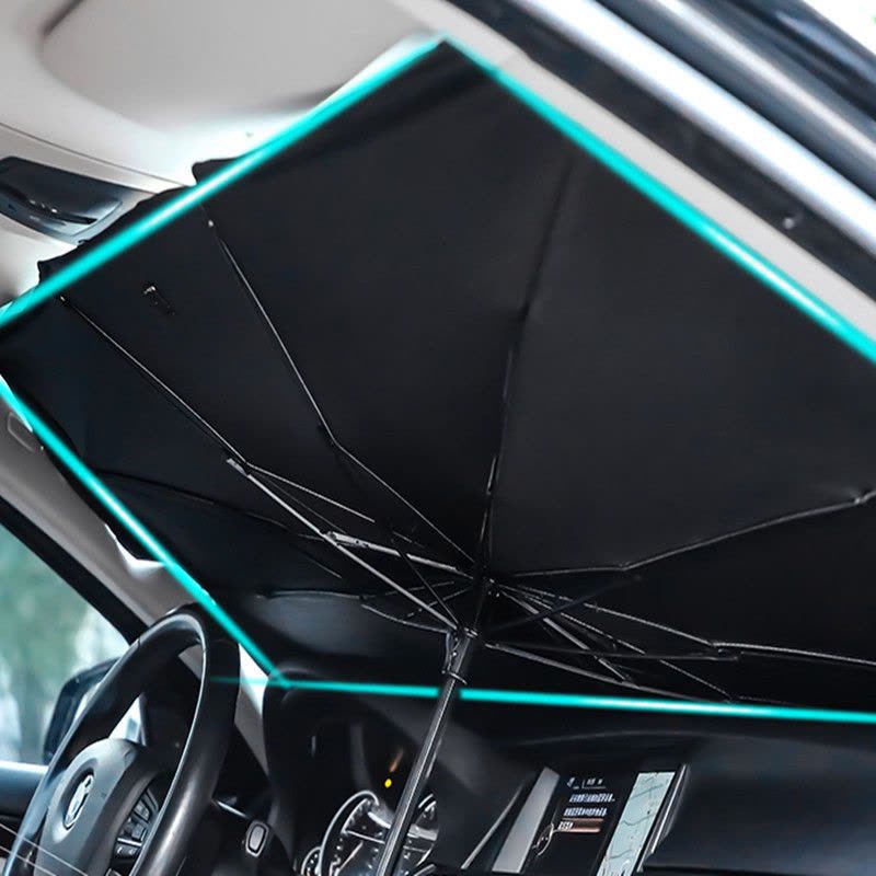 汽车遮阳挡吉利新帝豪博越GSGL远景缤越自由舰专用防晒隔热遮阳伞 小号遮阳伞[适用紧凑型两厢车]图片