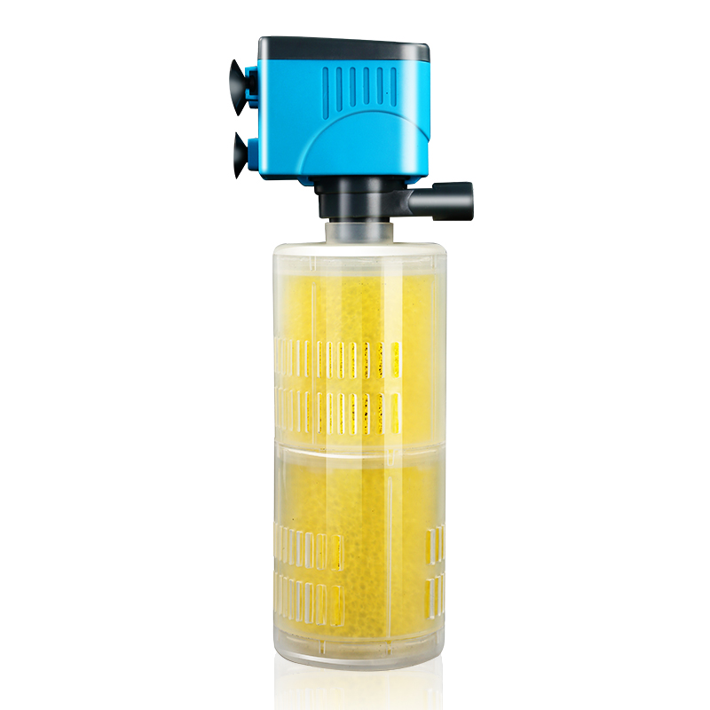 鱼缸过滤器三合一氧气泵增氧循环过滤泵内置过滤器净水家用高清大图