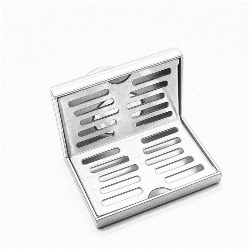 304知渡不锈钢侧排地漏pvc50管阳台墙角侧面排水地漏两用侧排水地漏