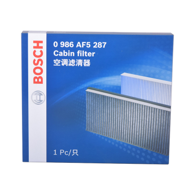 博世(BOSCH)单效空调滤清器0986AF5287(现代索纳塔VIII2.0L/君爵2.4/胜达/起亚K52.0/2.