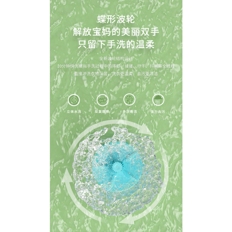 扬子集团(YANGZI)半自动洗衣机家用10KG大容量双桶筒双缸杠老式小型宿舍租房/10公斤升级款 蓝光净衣高清大图