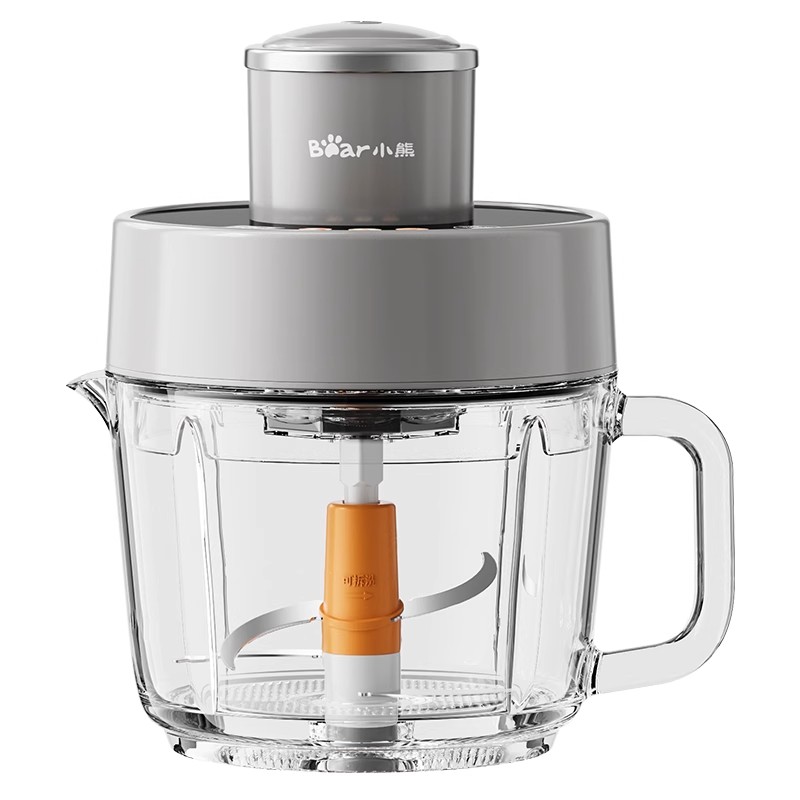 小熊绞肉机家用电动小型全自动多功能肉馅粗细料理机新款官方正品2L智能款[原装1副刀头]高清大图