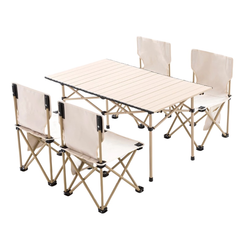 悦兴诚折叠长桌一桌4椅套高清大图