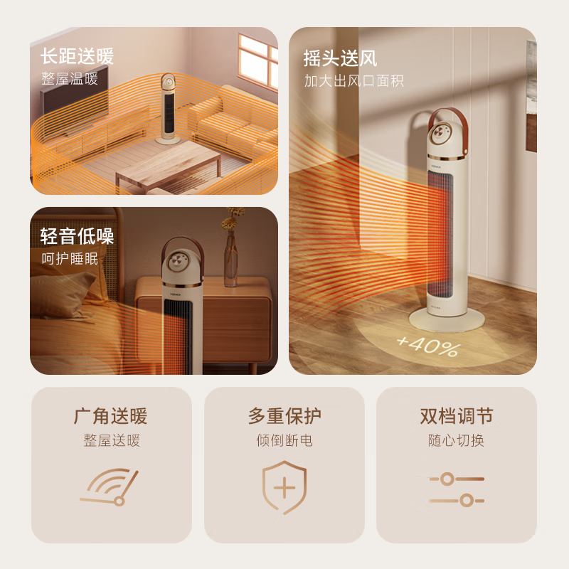 康佳(KONKA)电暖器KDNQ-2002-WZ(G)高清大图