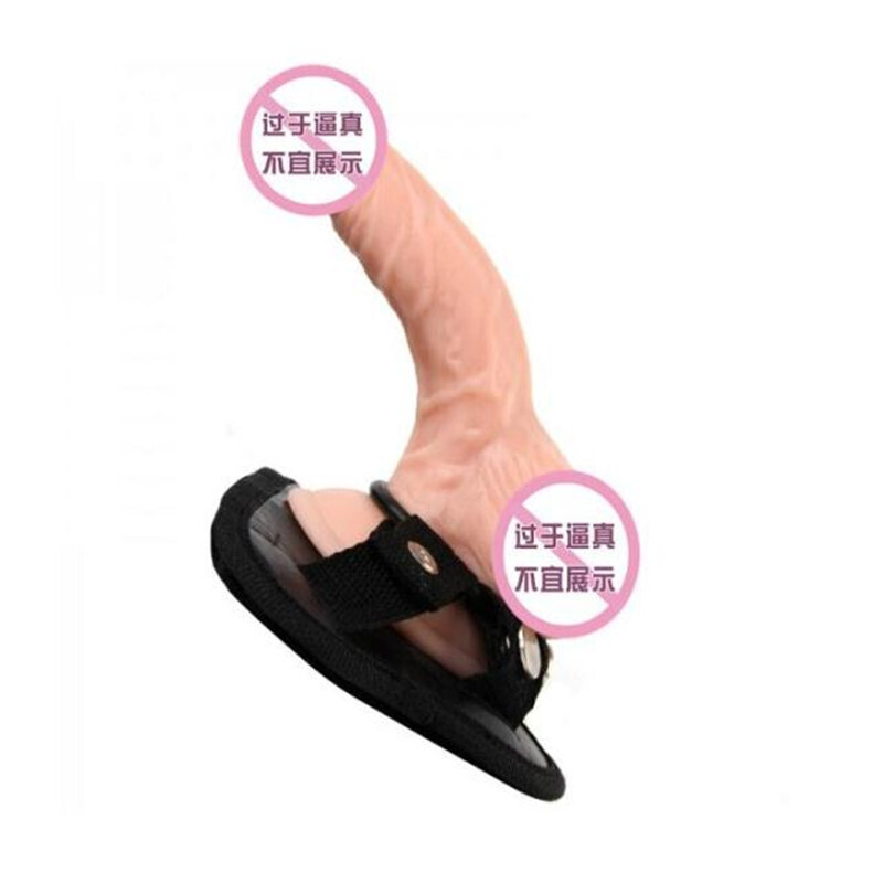 久爱 les穿戴仿真阳具 假阳具 女用自嗨玩 炮机成人情趣用品 手动上翘中号-不含皮裤高清大图