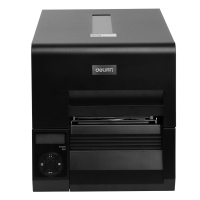 得力(deli)DL-230T打印机工业级标签机条码打印机 二维码不干胶打印机108mm 大容量 黑色
