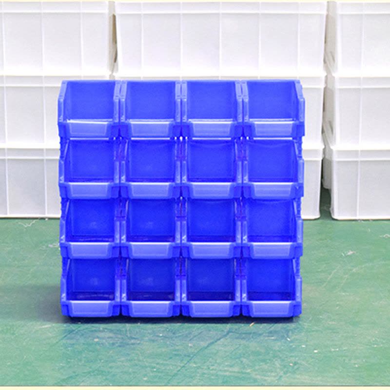 家柏饰(CORATED)货架斜口分类零件盒组合式物料盒元件盒塑料盒螺丝盒工具箱收纳盒图片