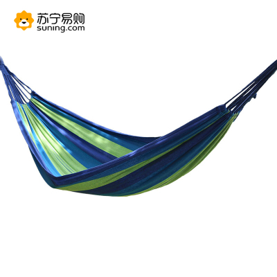 维仕蓝 (Wissblue)单人双人加厚帆布吊床户外野营休闲秋千室内宿舍吊床