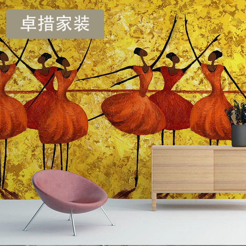 壁纸创意个性墙纸教室酒吧工程艺术壁纸定制大型复古无缝壁画壹德壹