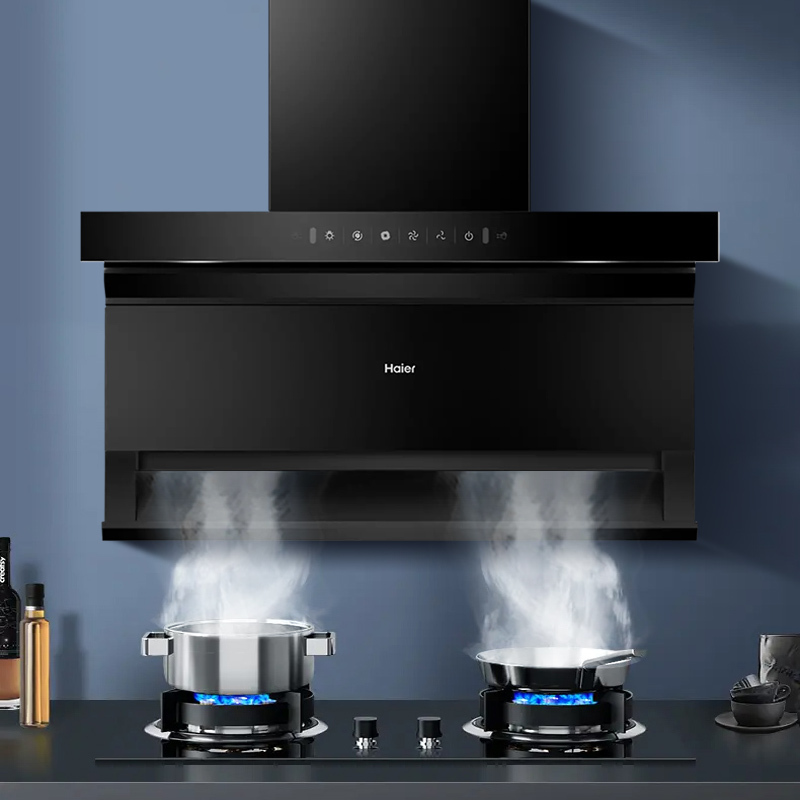 海尔haier吸油烟机顶侧三吸22立方爆炒大火力