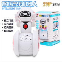 不倒翁智能音乐机器人 带灯光音乐声控感应机器人 儿童益智早教玩具