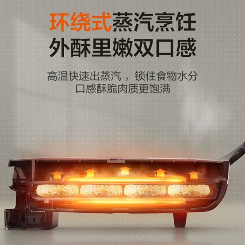 苏泊尔(SUPOR)电饼铛家用双面加热煎饼铛煎烤机烙饼锅三明治机26mm加深烤盘早餐机多功能电饼档图片