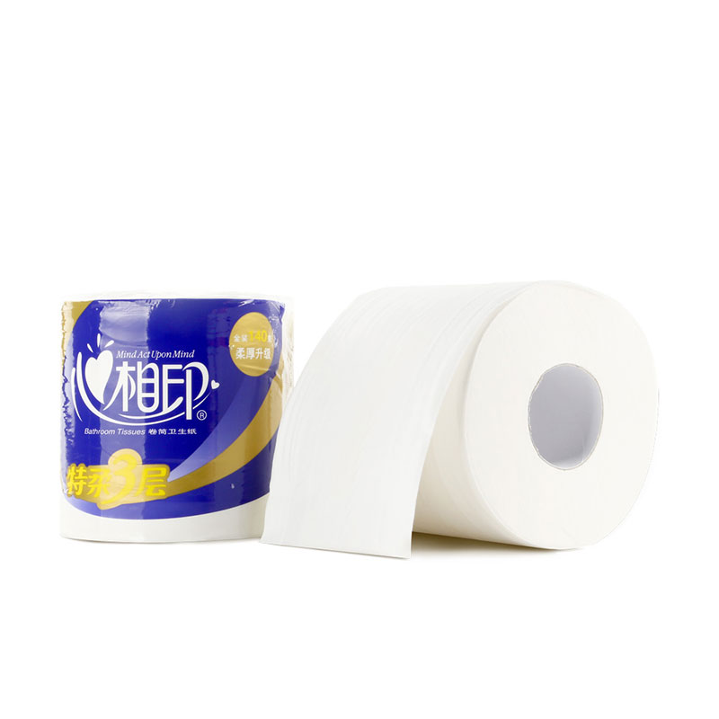 心相印 140克10粒装四层卷筒卫生纸*1提(若发生缺货替换成卷装发货)高清大图