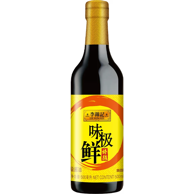 李锦记味极鲜特级酱油500ml 凉拌炒菜酿造生抽高清大图