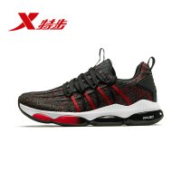 特步(Xtep)男鞋运动鞋2018秋季新款男士全掌气垫减震透气舒适防滑耐磨碳素橡胶跑步鞋882419119538