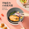 炊大皇平底锅不粘锅烙饼锅煎饼锅电磁炉燃气灶适用煎蛋锅牛排煎锅 20cm+硅胶铲(1人使用)
