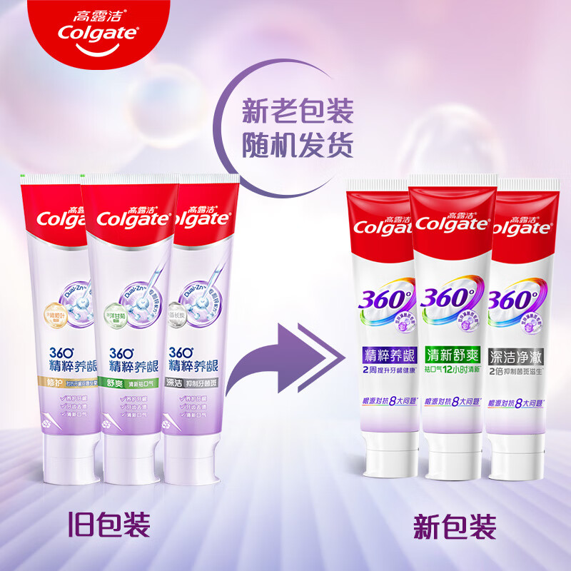 高露洁 COLGATE 牙膏 360多效护理 180g高清大图