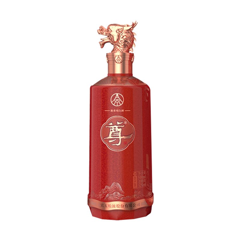 五粮液股份公司出品 尊酒 52度 500ml 单瓶装 浓香型白酒