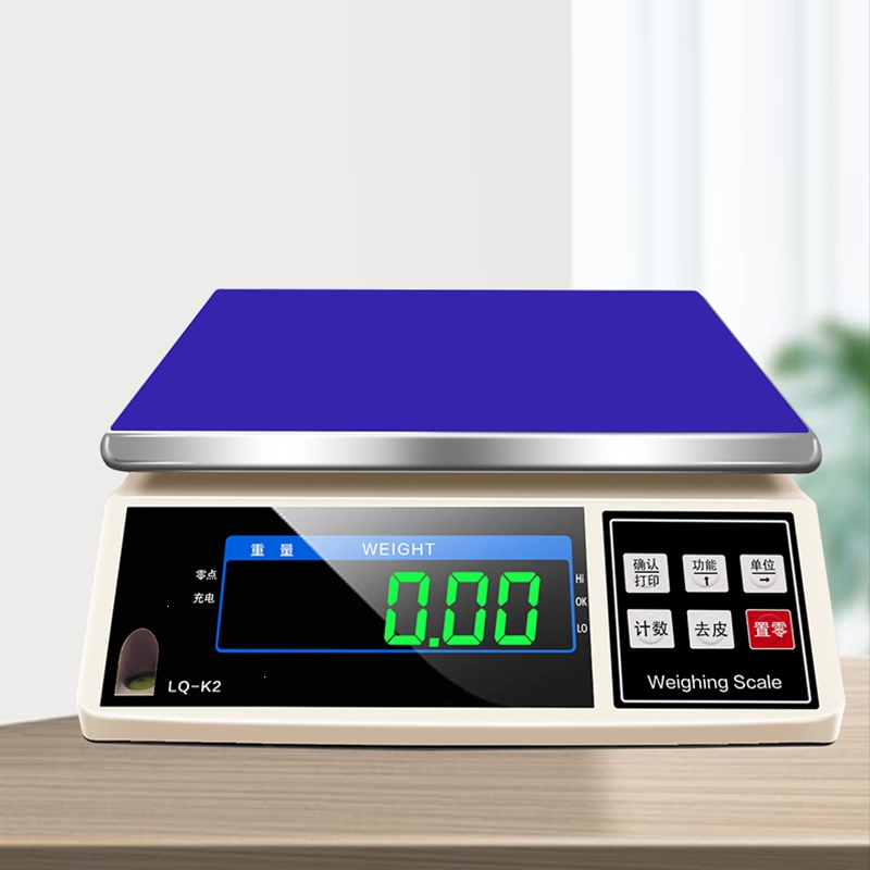 花田趣电子秤商业工业电子称台秤克称中药材酒店商用_量程6kg精度0.1g