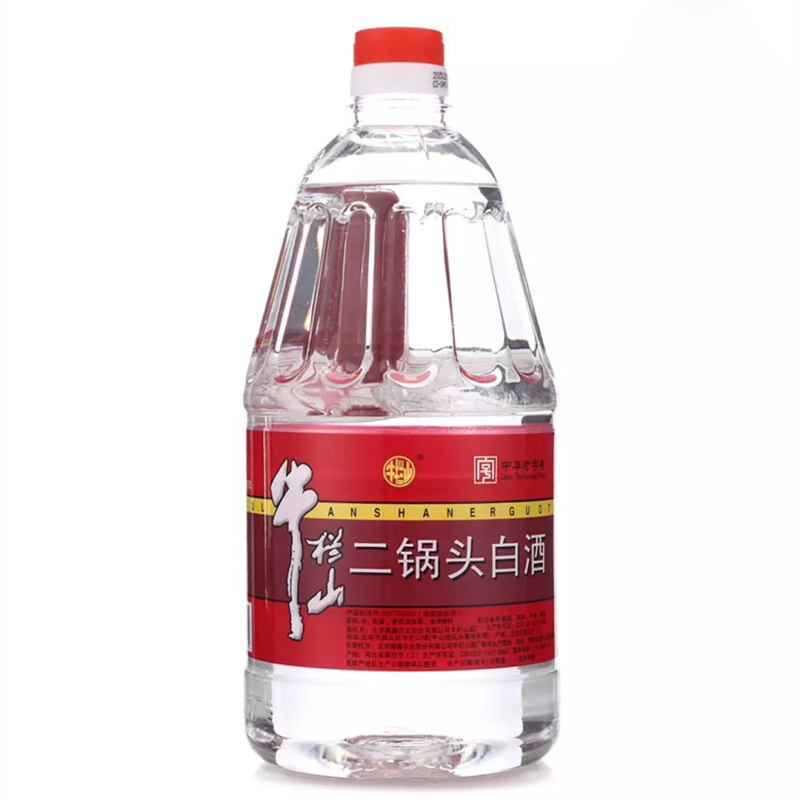 百年牛栏山二锅头牛桶42度清香型桶装泡酒2000ml*6桶白酒整箱